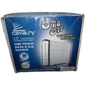 Cavalry 3.5" HDD External Mmobile Storage Format PC 300GB Pata/USB 2.0/Back UP